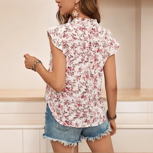 Pink Floral Blouse | SIZE XL - Picture 2 of 5